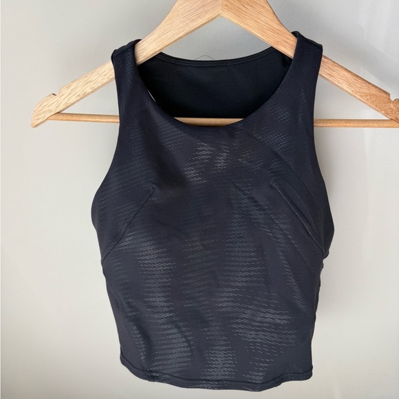 lululemon athletica Black Racerback Tank Top Invigorate Training Tank Top sz 4 - Picture 7 of 10
